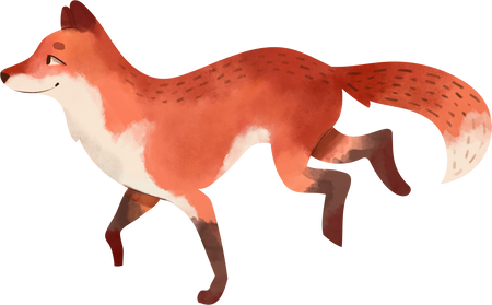 Watercolor Fox